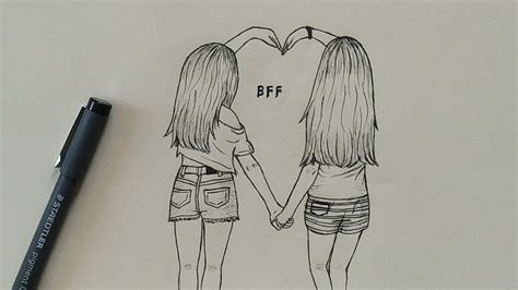 Hand Bff Simple Cute Drawings Easy - The easiest way to learn how to ...