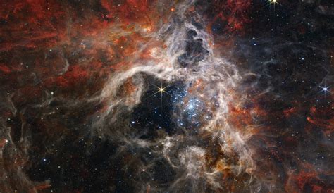 James Webb telescope captures beautiful picture of the Tarantula Nebula