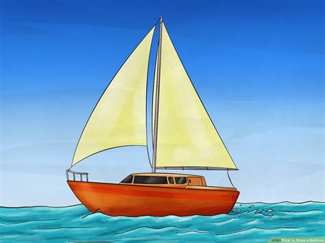 Schooner Drawing