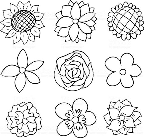 Sketch drawing of Flowers. High resolution jpg file included. | Flores ...