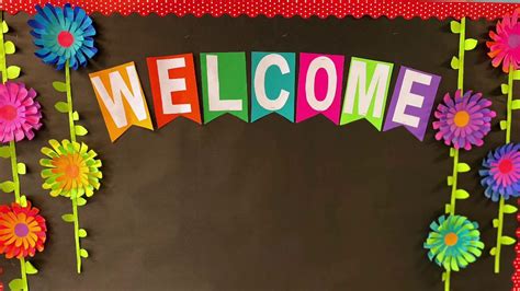 Welcome Bulletin Board for Preschool / Classroom Decoration Ideas ...