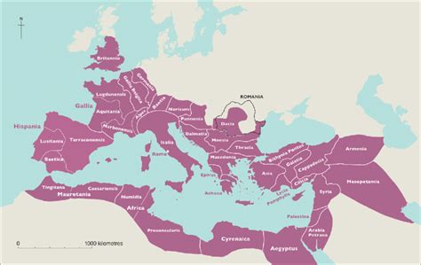 Roman Empire Map Modern Day