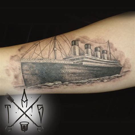 #tattoo #titanic #blackandwhite