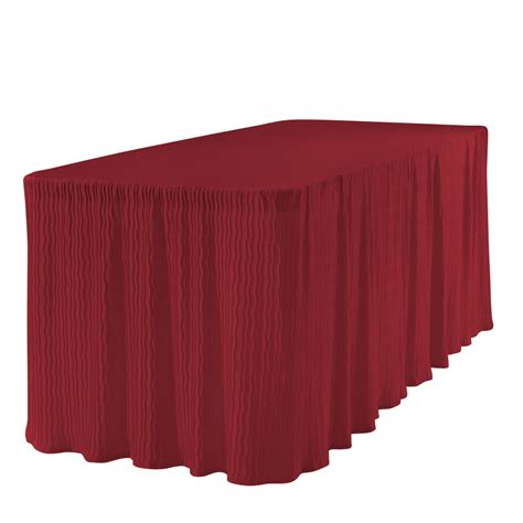 6 Foot Red Table Cloth Made for Folding Tables - The Folding Table Cloth