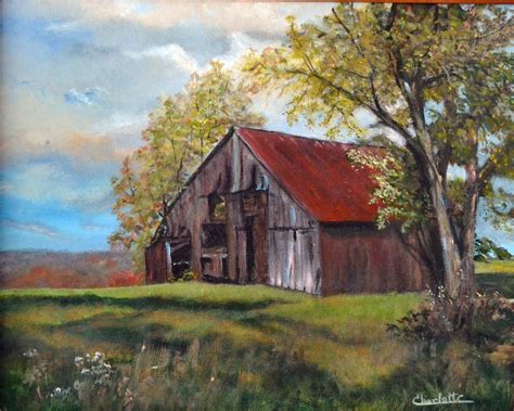 Old Barn | Painting I want to do | Pinterest Farmhouse Paintings, Farm ...