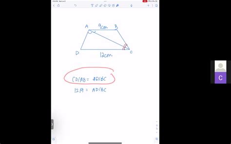 An angle bisector AC divides a trapezoid ABCD into two similar ...