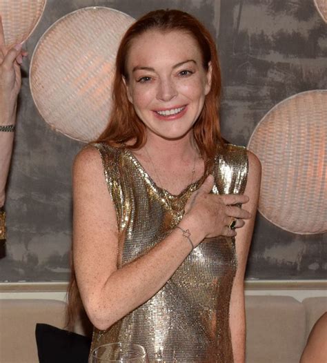 LINDSAY LOHAN Celebrates Her Birthday at a Club on Mykonos 07/04/2018 ...