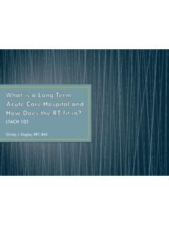 Understanding Long Term Acute Care Hospital / understanding-long-term ...