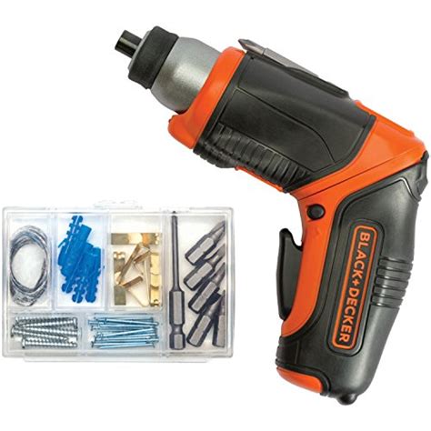 BLACK+DECKER 4V MAX Cordless Screwdriver, Rechargeable with Screwdriver ...