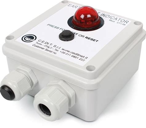 Earth fault indicator, EFI