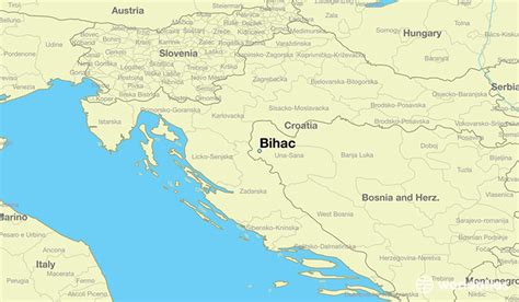 Where is Bihac, Bosnia And Herzegovina? / Bihac, Federation of Bosnia ...