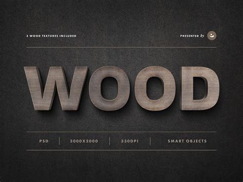 Wood Texture Sign Text Effect | Text effects, Logo mockup, Free wood ...