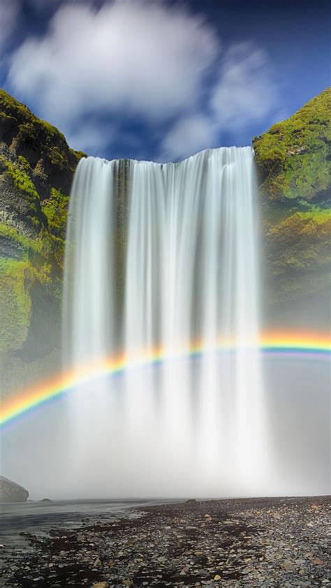 Rainbow Waterfall Wallpapers - 4k, HD Rainbow Waterfall Backgrounds on ...