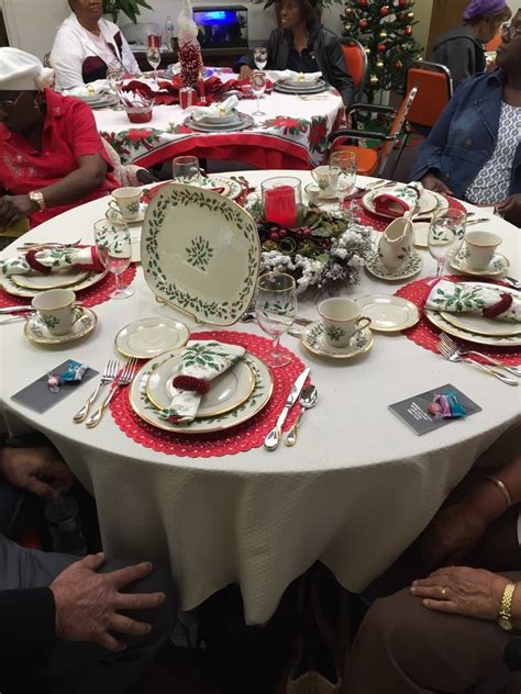 Senior Center Christmas Luncheon & Table Decoration Contest | Holy ...