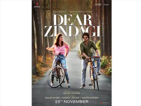 The Dear Zindagi poster will keep you moving | Filmfare.com