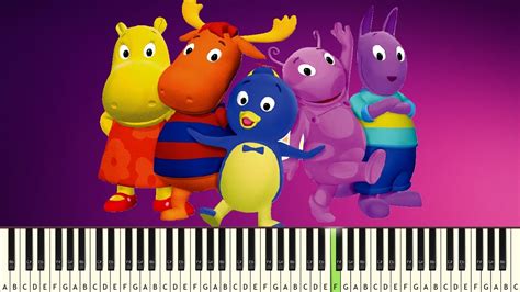 Backyardigans - Castaways - PIANO TUTORIAL - YouTube