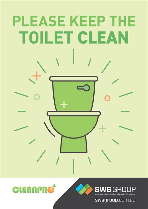 Keep the toilet clean Poster