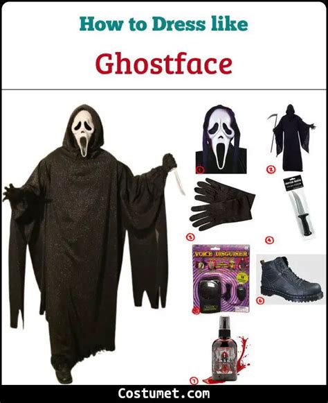 Ghostface (Scream) Costume for Halloween