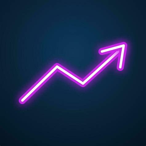 arrow sign neon effect vector 24658503 Vector Art at Vecteezy