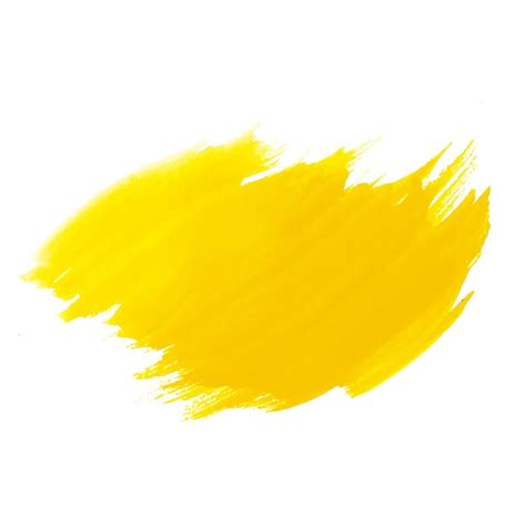 Free Vector | Hand draw yellow brush stroke watercolor design