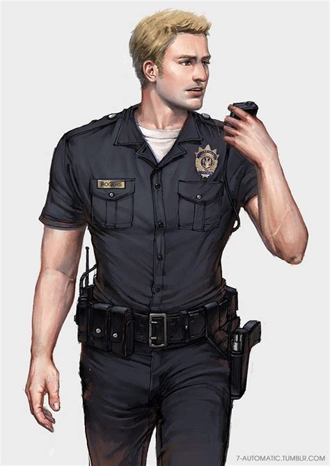 7-automatic | Police art, Character portraits, Police