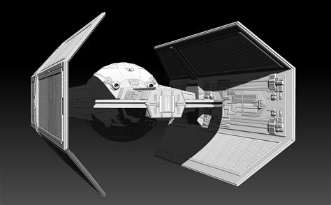 STL file Darth Vader's Tie Fighter・3D printable model to download・Cults