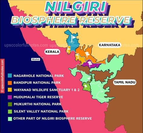 Nilgiri biosphere reserve in 2024 | India world map, Geography map, Map