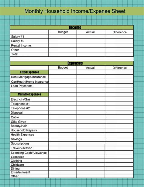 Rental Property Income And Expense Spreadsheet Template for Rental ...