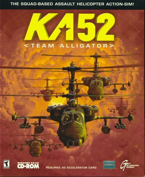 Ka-52 Team Alligator (2000) Windows box cover art - MobyGames