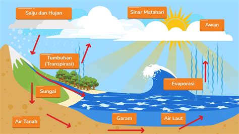 Gambar Animasi Air Laut Menguap / Materi Gambar Air Laut Karibia Kartun ...