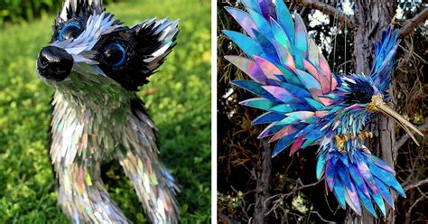 Adorable Animal Sculptures Are Actually Pieces of Recycled Art