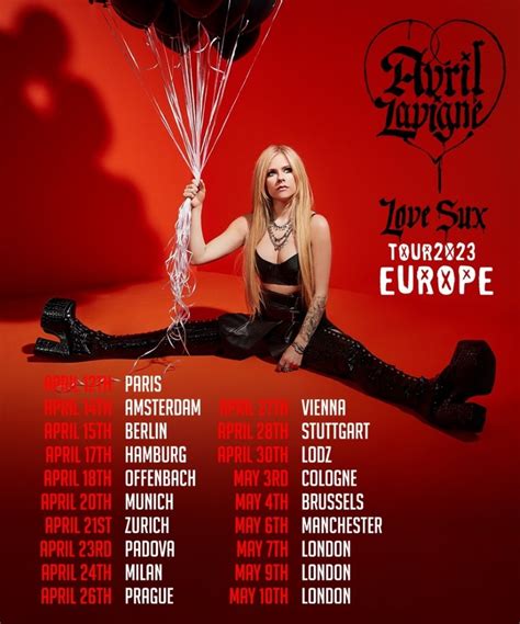 Avril Lavigne - Love Sux Tour 2023 - 03 May 2023 - Palladium Köln ...