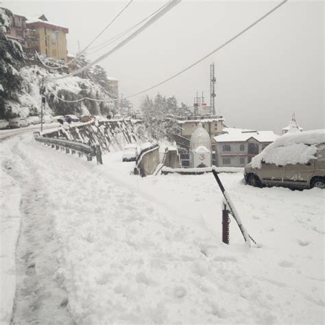 2016-17 Seasons First Snowfall in Shimla - Hill Post