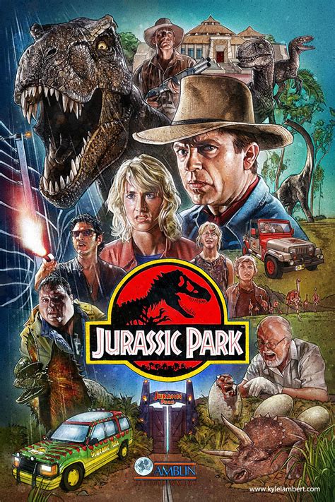 Jurassic Park (1993) [1200 x 1800] : r/MoviePosterPorn