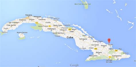 Where is Guardalavaca on map Cuba