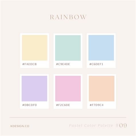 Beautiful Pastel Color Palette Examples With Color Codes | The Best ...