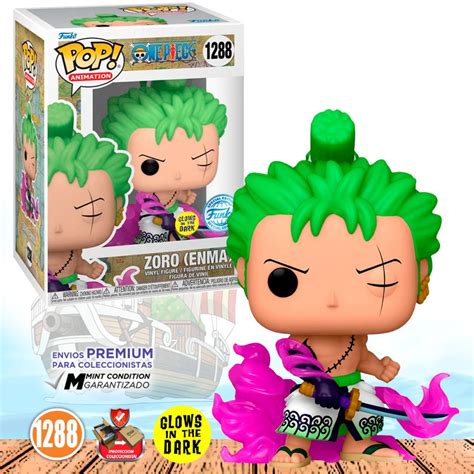 PREVENTA- Funko Pop Animation: One Piece - Zoro con Enma Glow Exclusivo ...