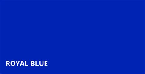 Pantone Royal Blue - HOMMCPS