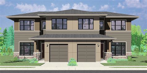 Modern Duplex House Designs And Floor Plans - House Plan Ideas