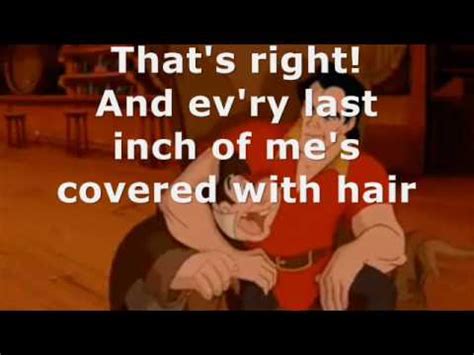 Gaston and lyrics - YouTube