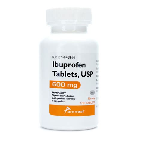 Ibuprofen, 600mg, 500 Tablets/Bottle | McGuff Medical Products