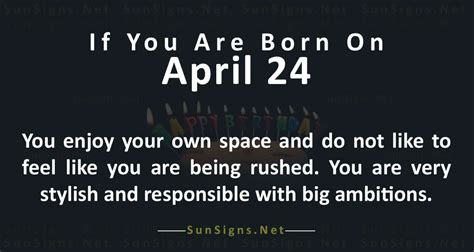 April 24 Zodiac Is Taurus, Birthdays And Horoscope - SunSigns.Net