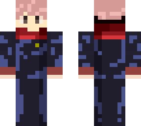 Yuji Itadori ( Jujutsu Kaisen Anime ) | Minecraft Skin