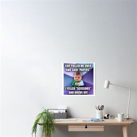 "Baby Fist Bump Meme" Poster for Sale by kaylebpeterson | Redbubble