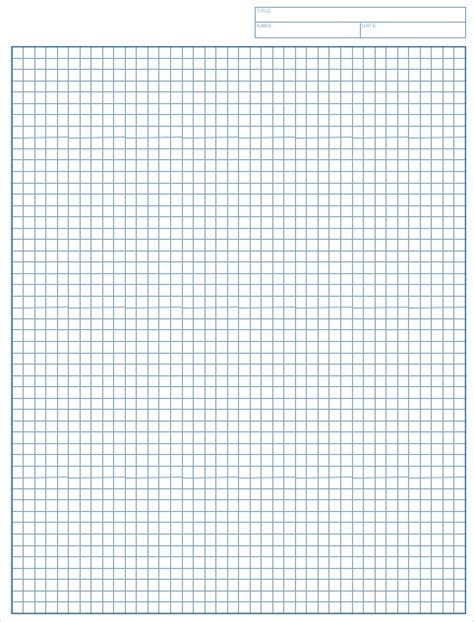 Engineering Grid Paper Template | Grid Paper Printable