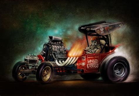 Jeff Norwell's Art | Drag racing cars, Cool car drawings, Car guide