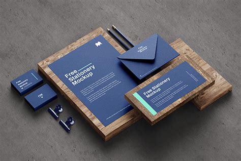 Free stationery mockup - Mockups Design