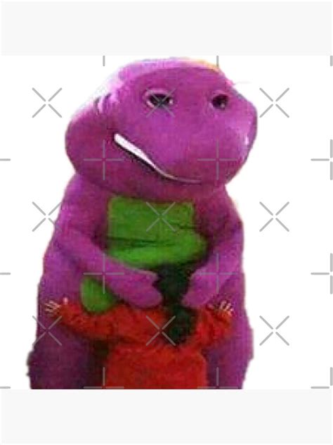 "Barney Meme" Poster for Sale by Professional Memer | Redbubble