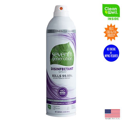 Seventh Generation - Professional 13.9 oz. Disinfectant Spray Lavender ...