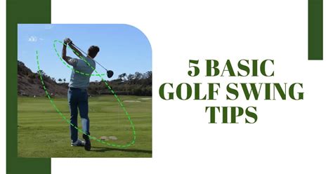 5 Basic Golf Swing Tips For Beginners